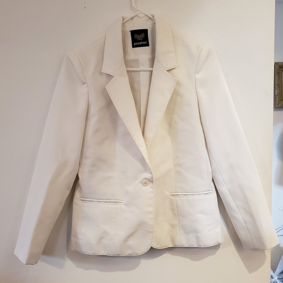 Panther Jackets & Blazers - White Blazer